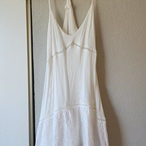 White Spring Summer Dress